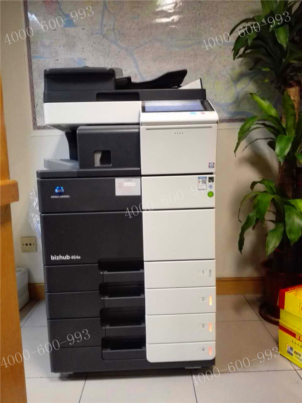 科頤辦公給廣州某政府機關單位安裝的柯尼卡美能達bizhub454e復印機