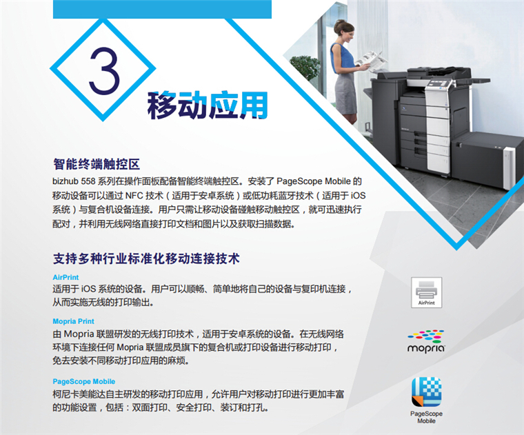 柯尼卡美能達558移動應用-科頤辦公